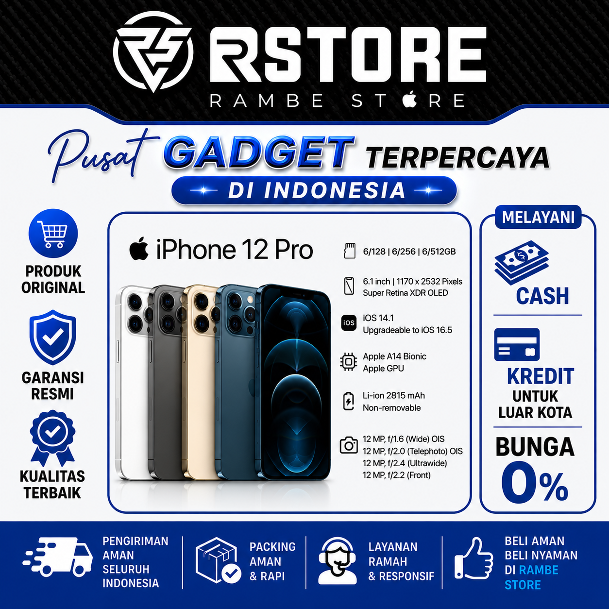 iPhone 12 Pro IBOX NEW GARANSI RESMI INDONESIA  